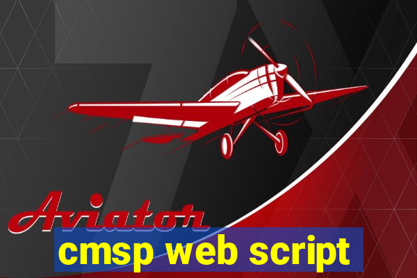 cmsp web script