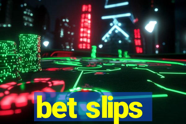 bet slips