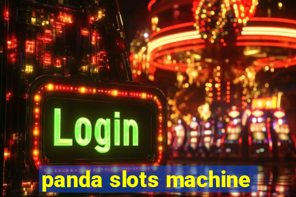 panda slots machine