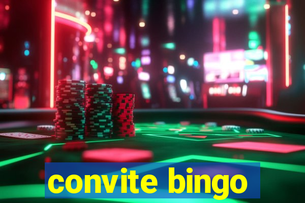 convite bingo