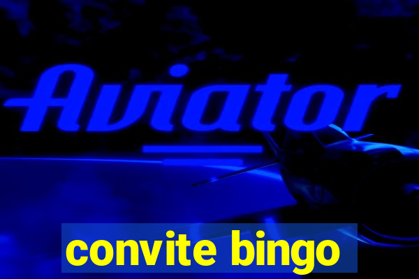 convite bingo