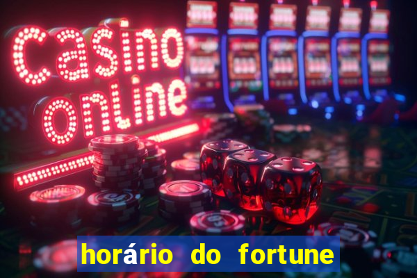 horário do fortune rabbit hoje