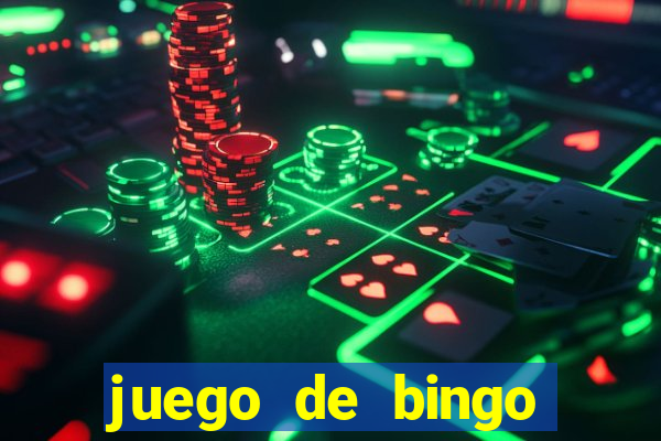 juego de bingo para ganar dinero