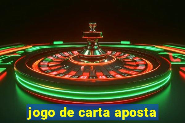 jogo de carta aposta