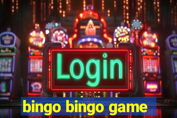 bingo bingo game