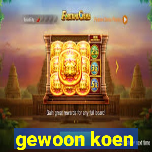 gewoon koen