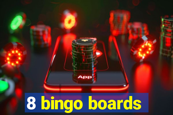 8 bingo boards