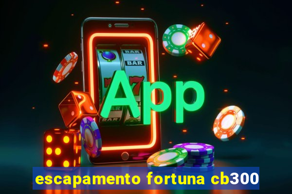 escapamento fortuna cb300