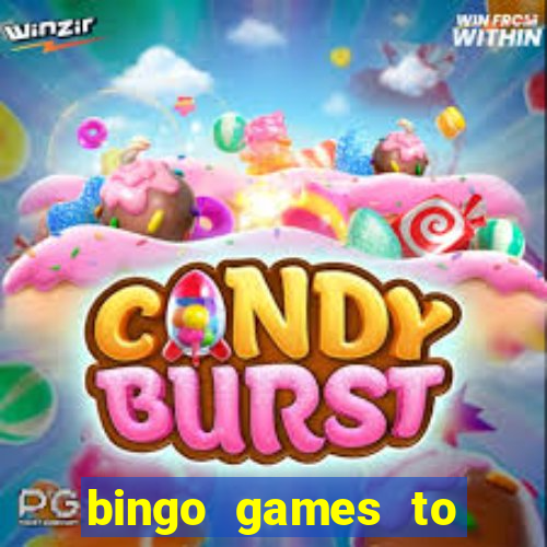 bingo games to play at home