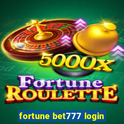 fortune bet777 login