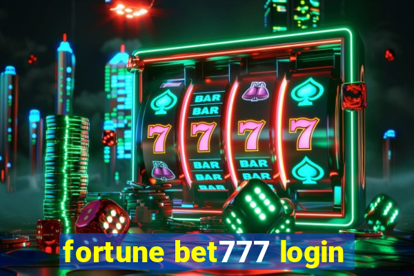 fortune bet777 login