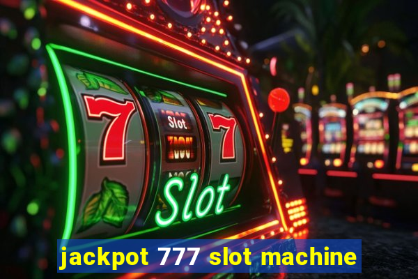 jackpot 777 slot machine