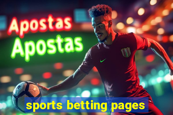 sports betting pages