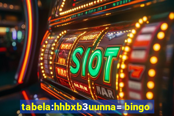 tabela:hhbxb3uunna= bingo