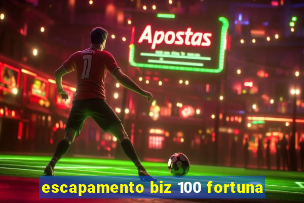 escapamento biz 100 fortuna