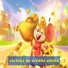 cartoes de credito valido