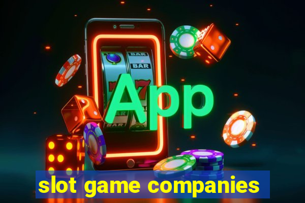 slot game companies