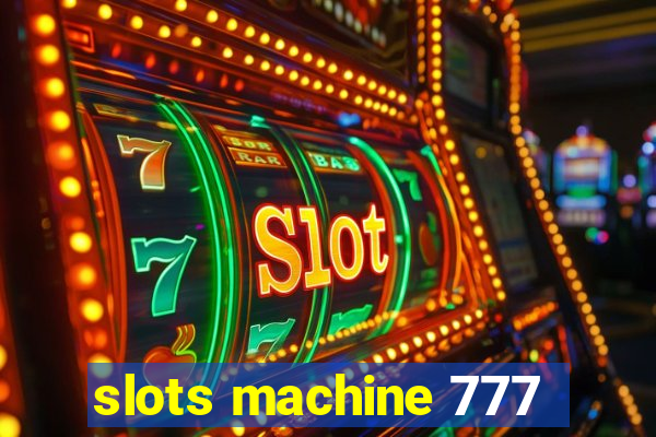 slots machine 777