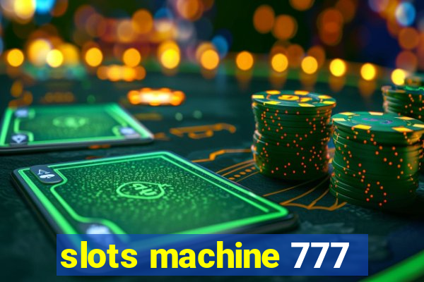 slots machine 777