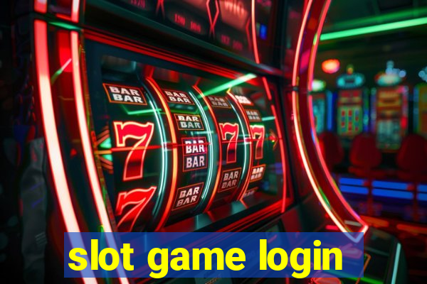 slot game login