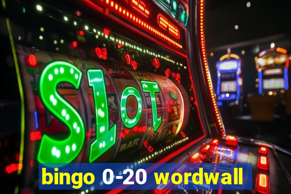 bingo 0-20 wordwall