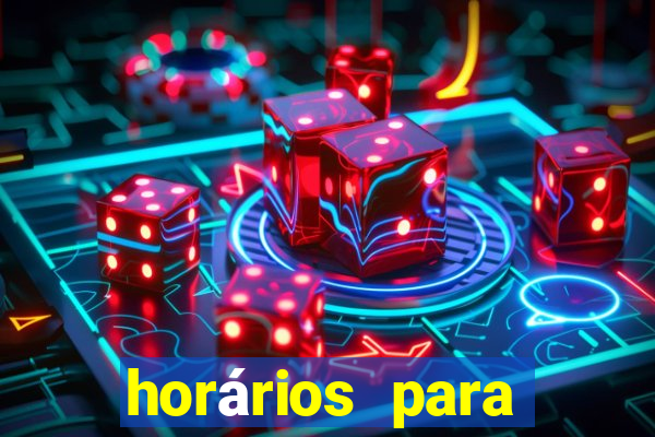 horários para jogar fortune rabbit