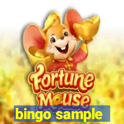 bingo sample