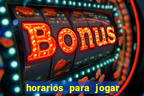 horarios para jogar fortune ox