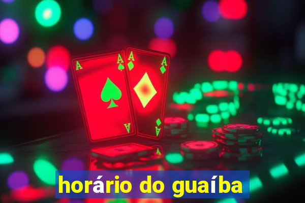 horário do guaíba