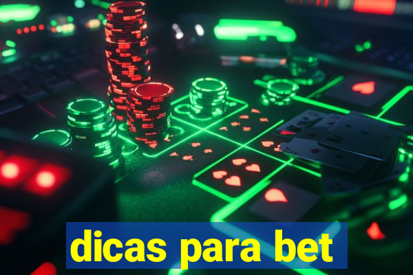 dicas para bet