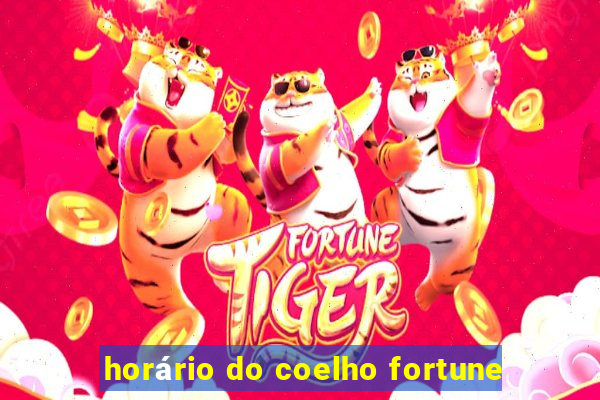 horário do coelho fortune