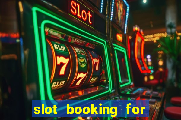 slot booking for driving licence