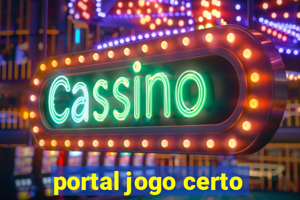 portal jogo certo