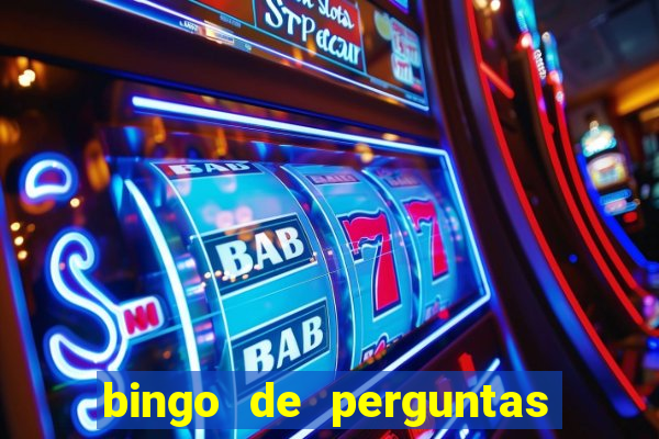 bingo de perguntas e respostas