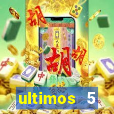 ultimos 5 resultados da quina