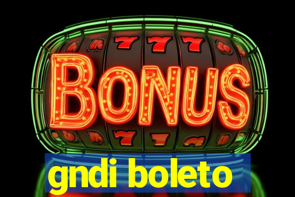 gndi boleto