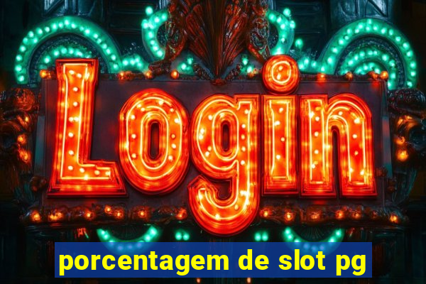 porcentagem de slot pg