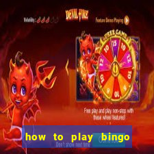 how to play bingo bonus scratch card