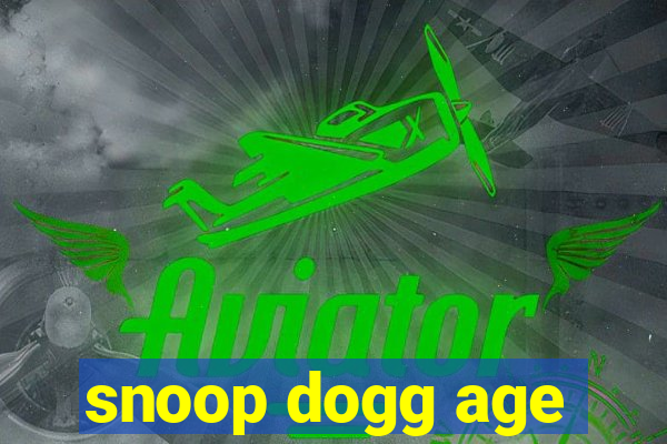 snoop dogg age