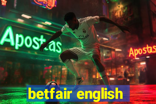 betfair english