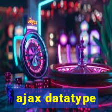 ajax datatype