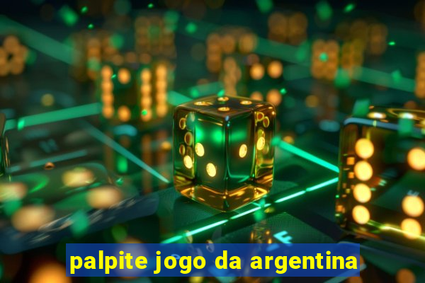 palpite jogo da argentina