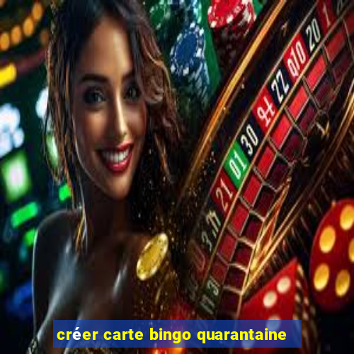 créer carte bingo quarantaine