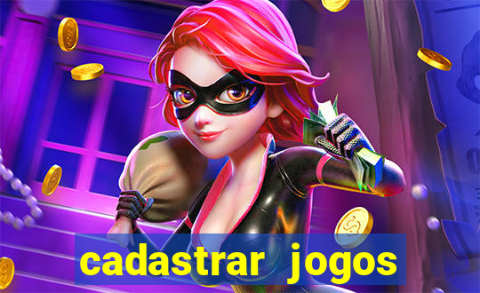 cadastrar jogos online caixa