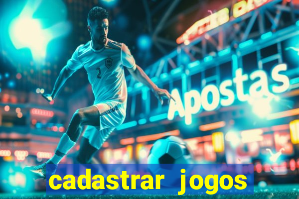 cadastrar jogos online caixa