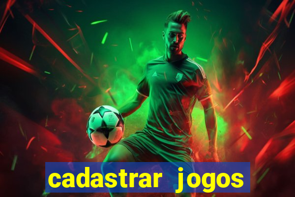 cadastrar jogos online caixa