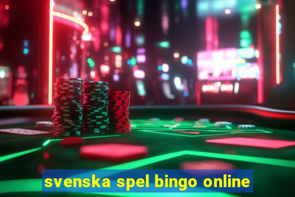 svenska spel bingo online