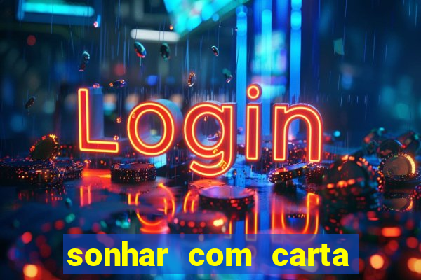 sonhar com carta livro dos sonhos