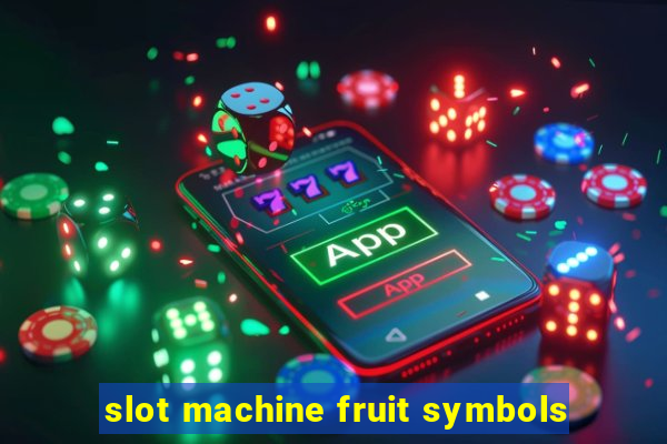 slot machine fruit symbols