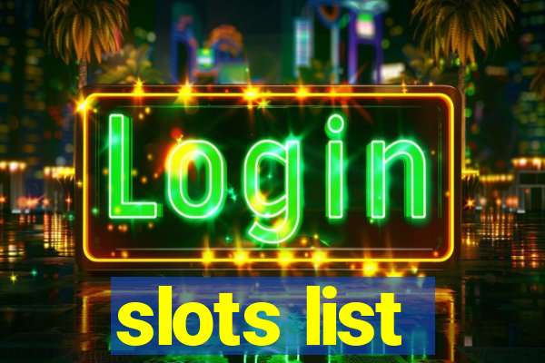 slots list